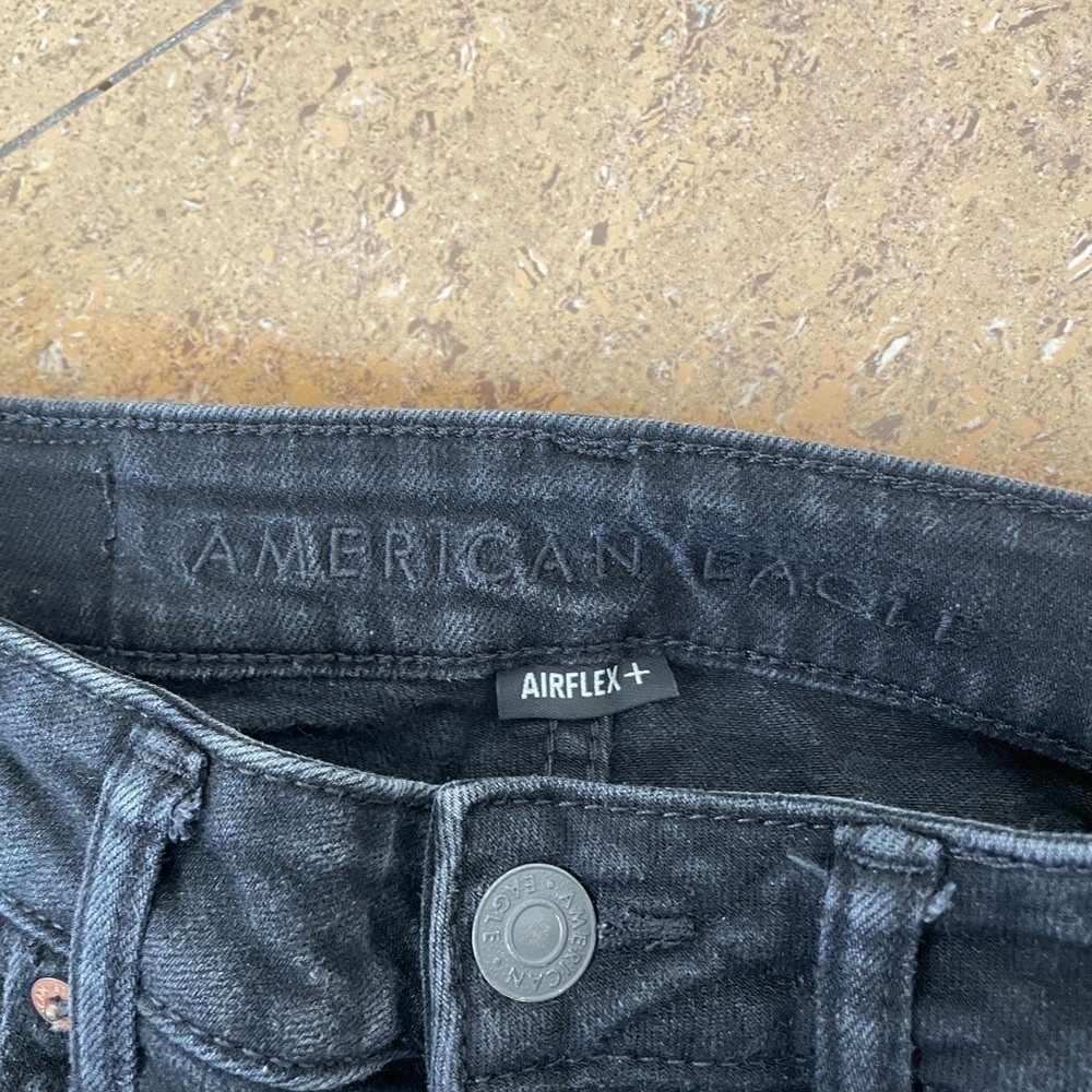 American Eagle Outfitters Black AirFlex+ Jeans - Picture 2 of 8
